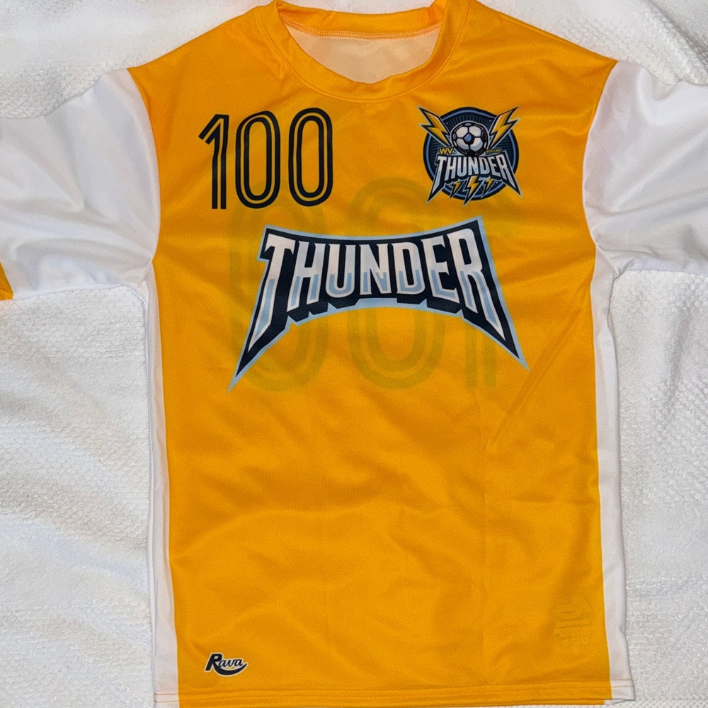 Kids Soccer Jersey in Yellow